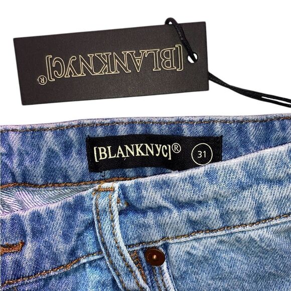 NWT Blank NYC Baxter Ribcage Straight Leg Jeans Size 31 - Picture 5 of 5